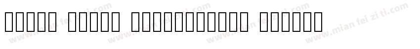 Gegor Black byBalibilly Design字体转换